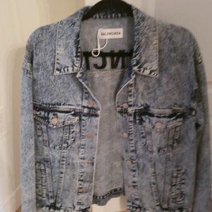 brand new jean jacket Balenciage